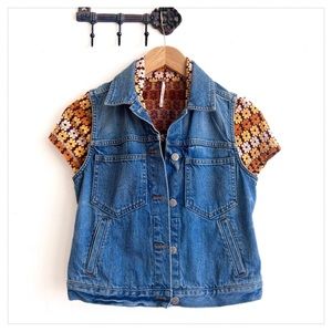 Madewell Blue Denim Vest